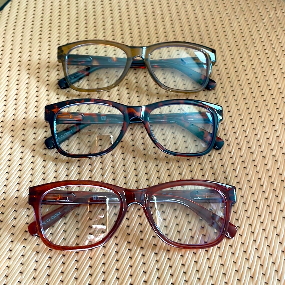 Keo Youth 3 pairs of blue light glasses